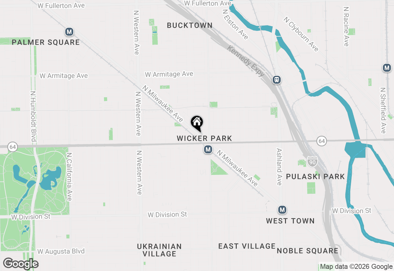 Map of 2045 W Concord Place #307, Chicago, IL 60647
