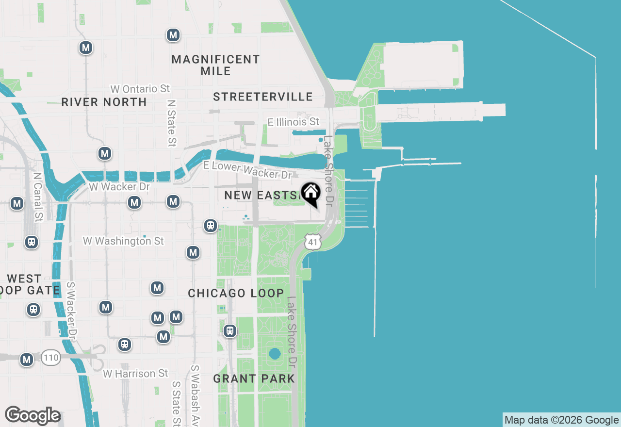 Map of 211 N Harbor Drive #1807, Chicago, IL 60601