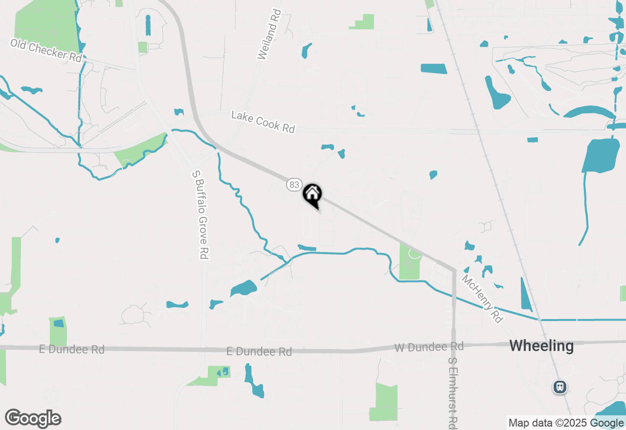 Map of 577 Fairway View Drive #1J, Wheeling, IL 60090