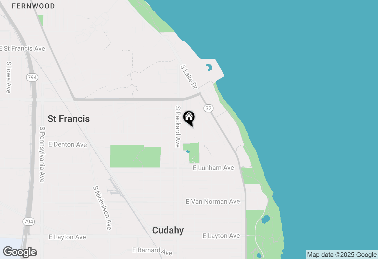 Map of 4062 S Troy Ave, St. Francis, WI 53235