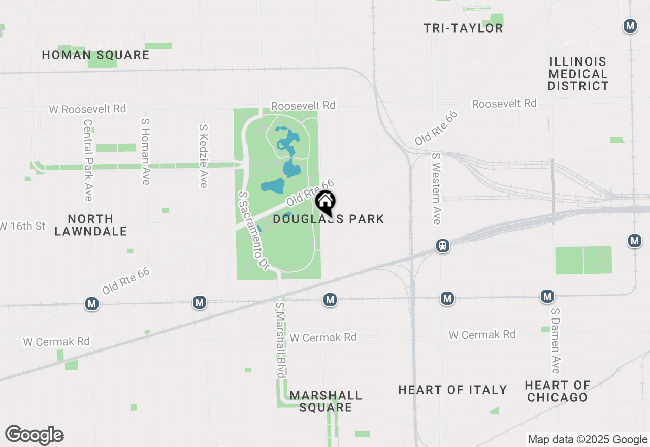 Map of 1601 S California Street, Chicago, IL 60608