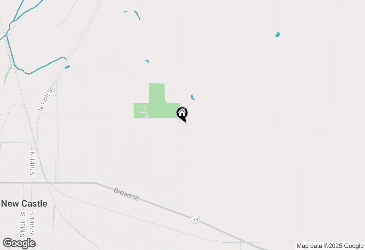 Map of 290 N Hillsboro Road, New Castle, IN 47362