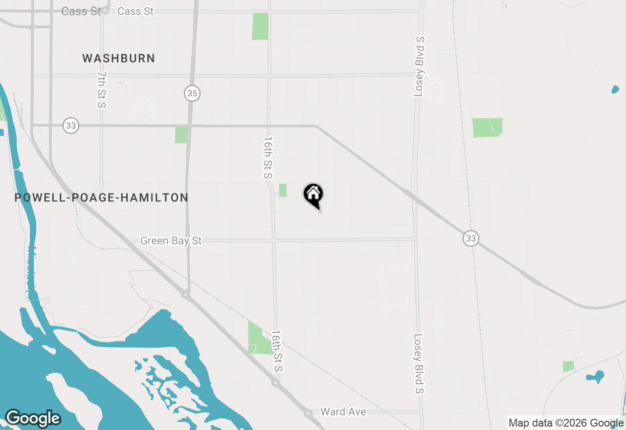 Map of 1820 Denton St, La Crosse, WI 54601