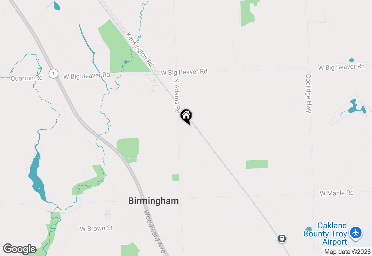 Map of 1245 Derby Road #7, Birmingham, MI 48009
