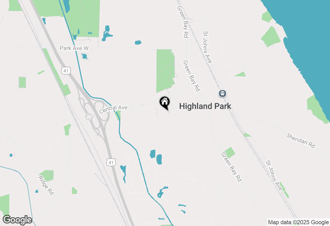 Map of 1534 Mcdaniels Avenue #4B, Highland Park, IL 60035