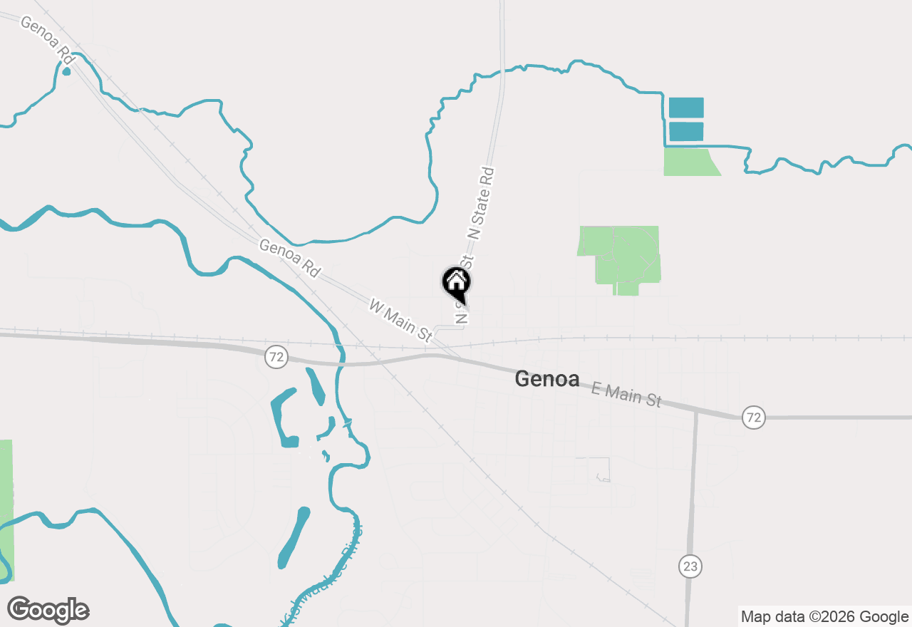 Map of 215 N State Street, Genoa, IL 60135