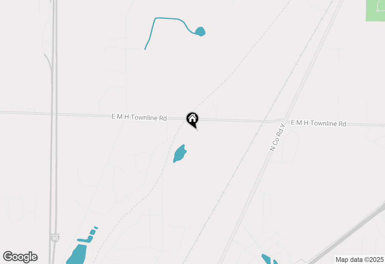 Map of 5968 N West Rotamer Road, Milton, WI 53563