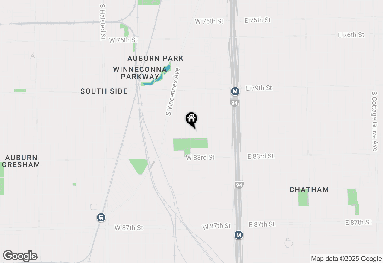 Map of 8129 S Princeton Avenue, Chicago, IL 60620