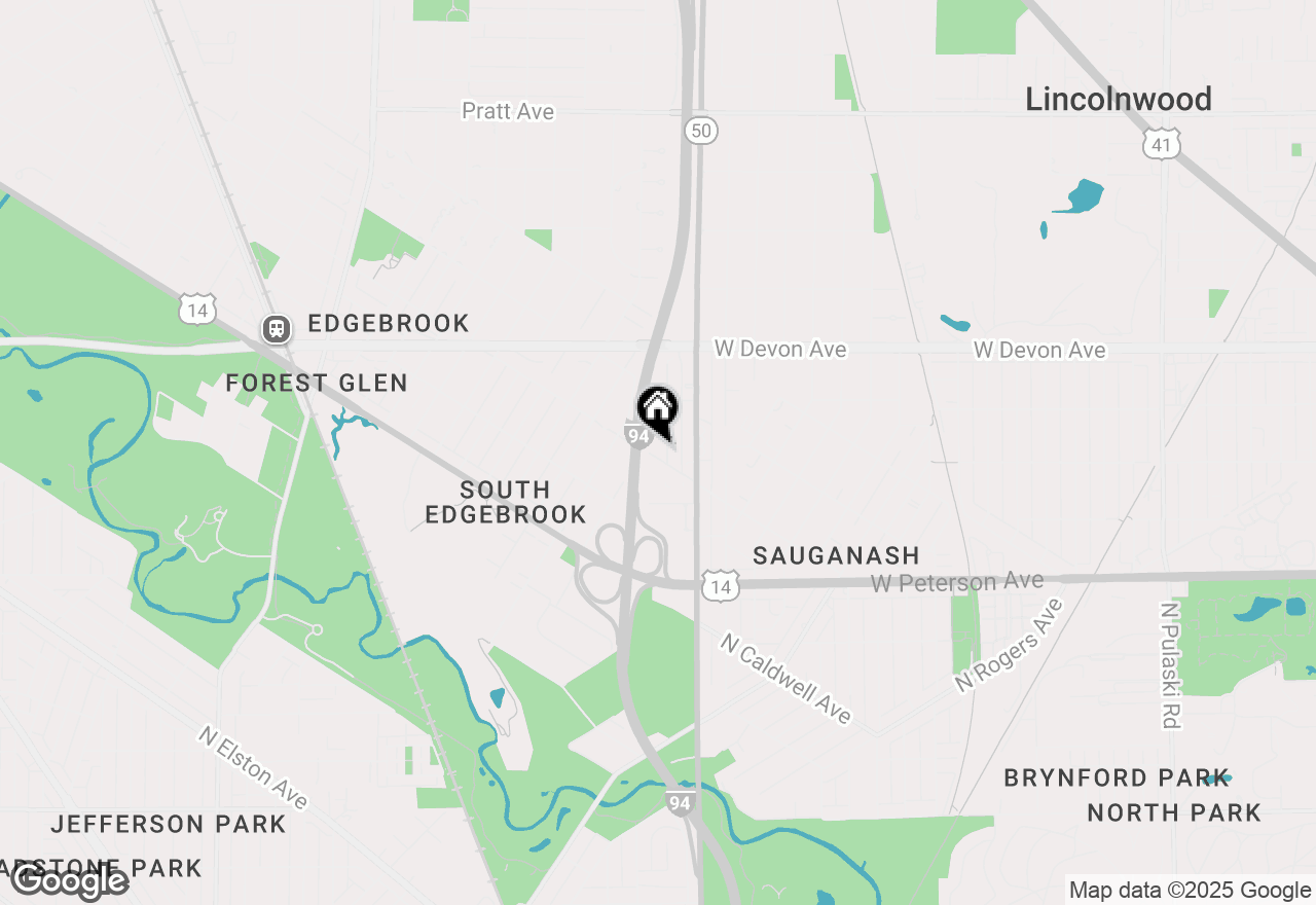 Map of 6207 N Hiawatha Avenue, Chicago, IL 60646