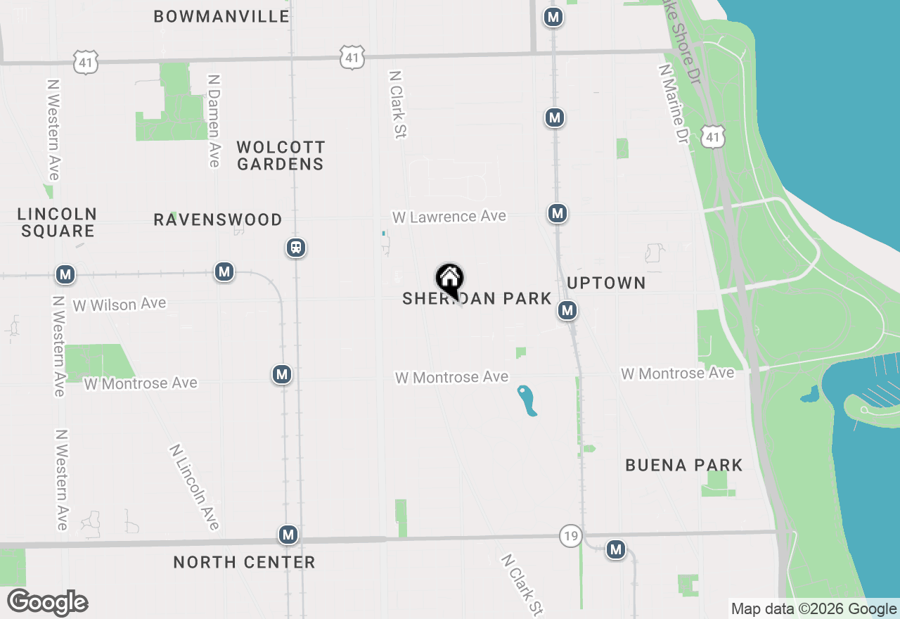 Map of 4543 N Dover Street #2C, Chicago, IL 60640
