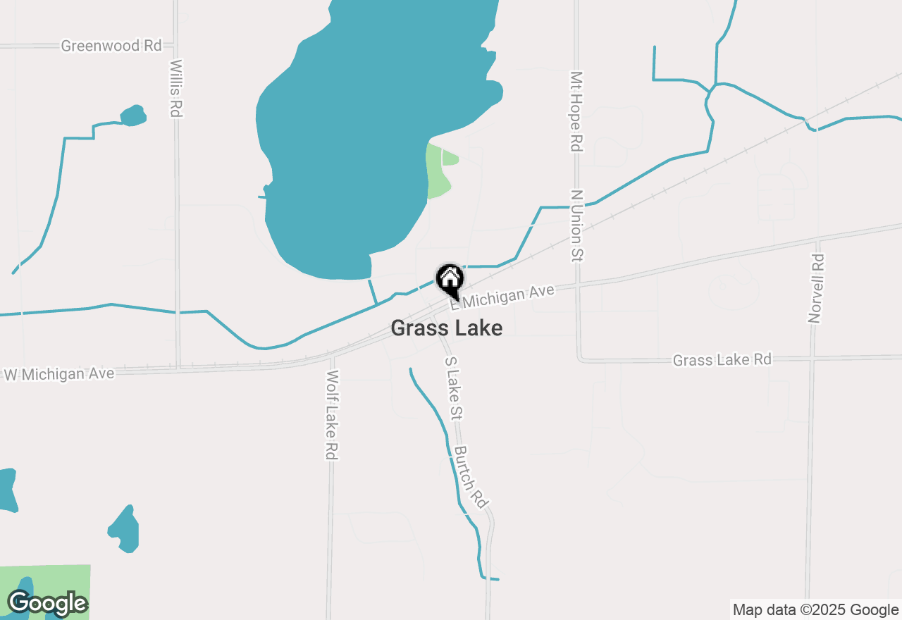 Map of 201 E Michigan Avenue, Grass Lake, MI 49240