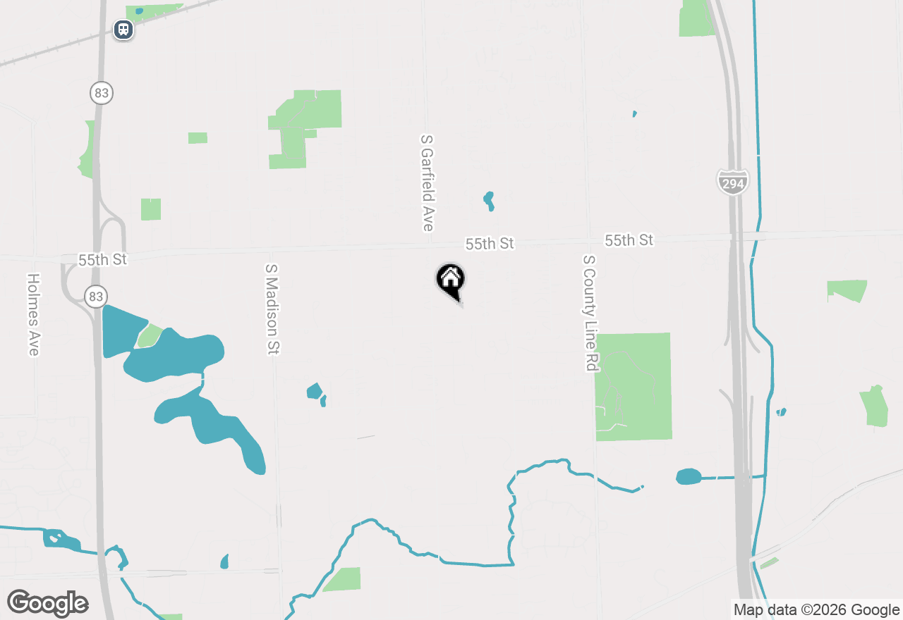 Map of 5618 S Park Avenue, Hinsdale, IL 60521