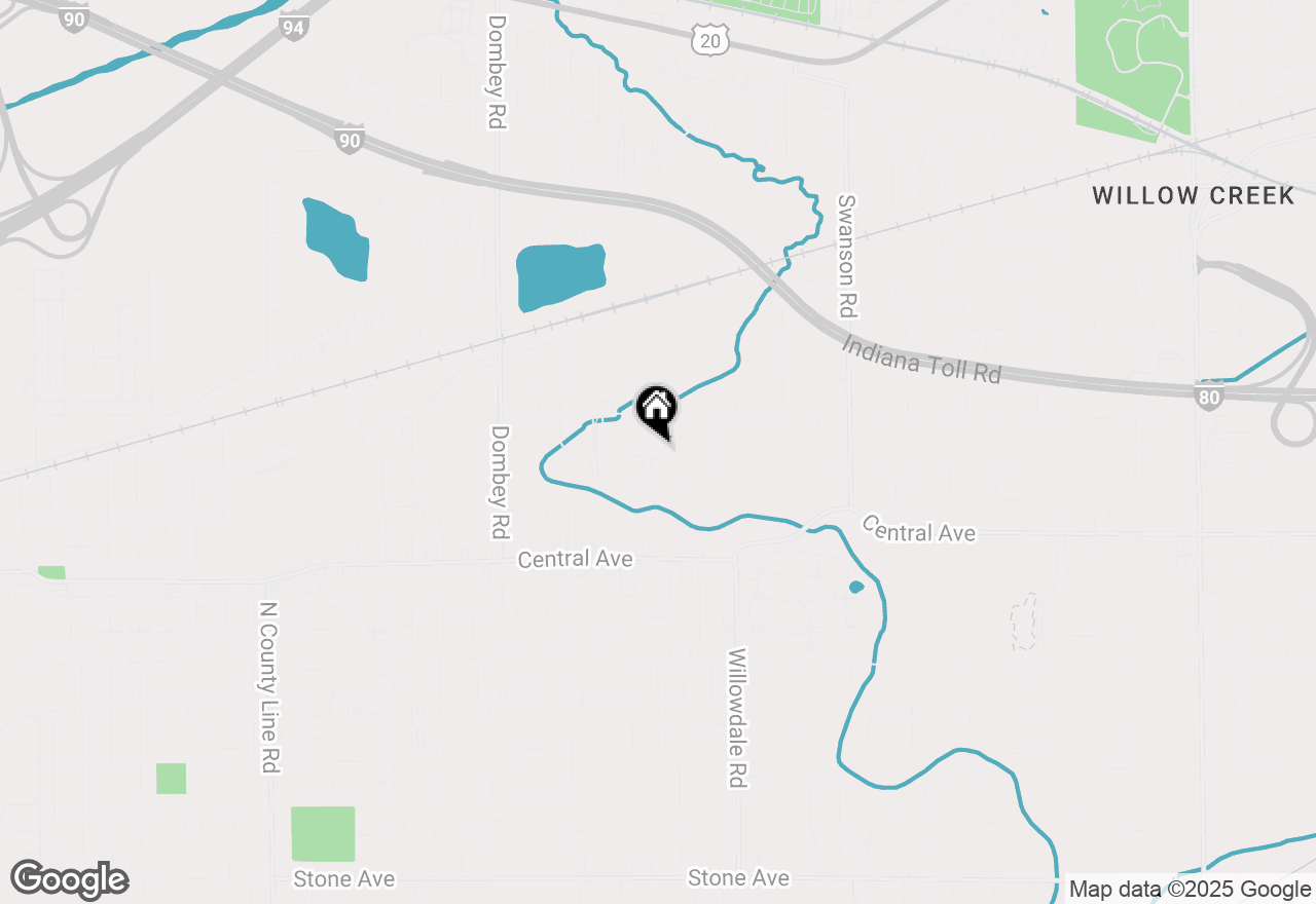 Map of 5410 Bruce Avenue, Portage, IN 46368