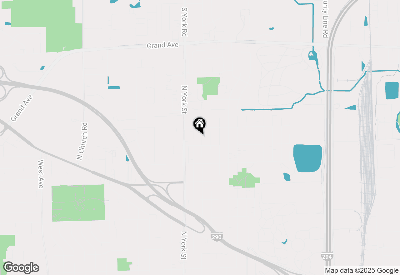 Map of 758 N Kenilworth Avenue, Glen Ellyn, IL 60137