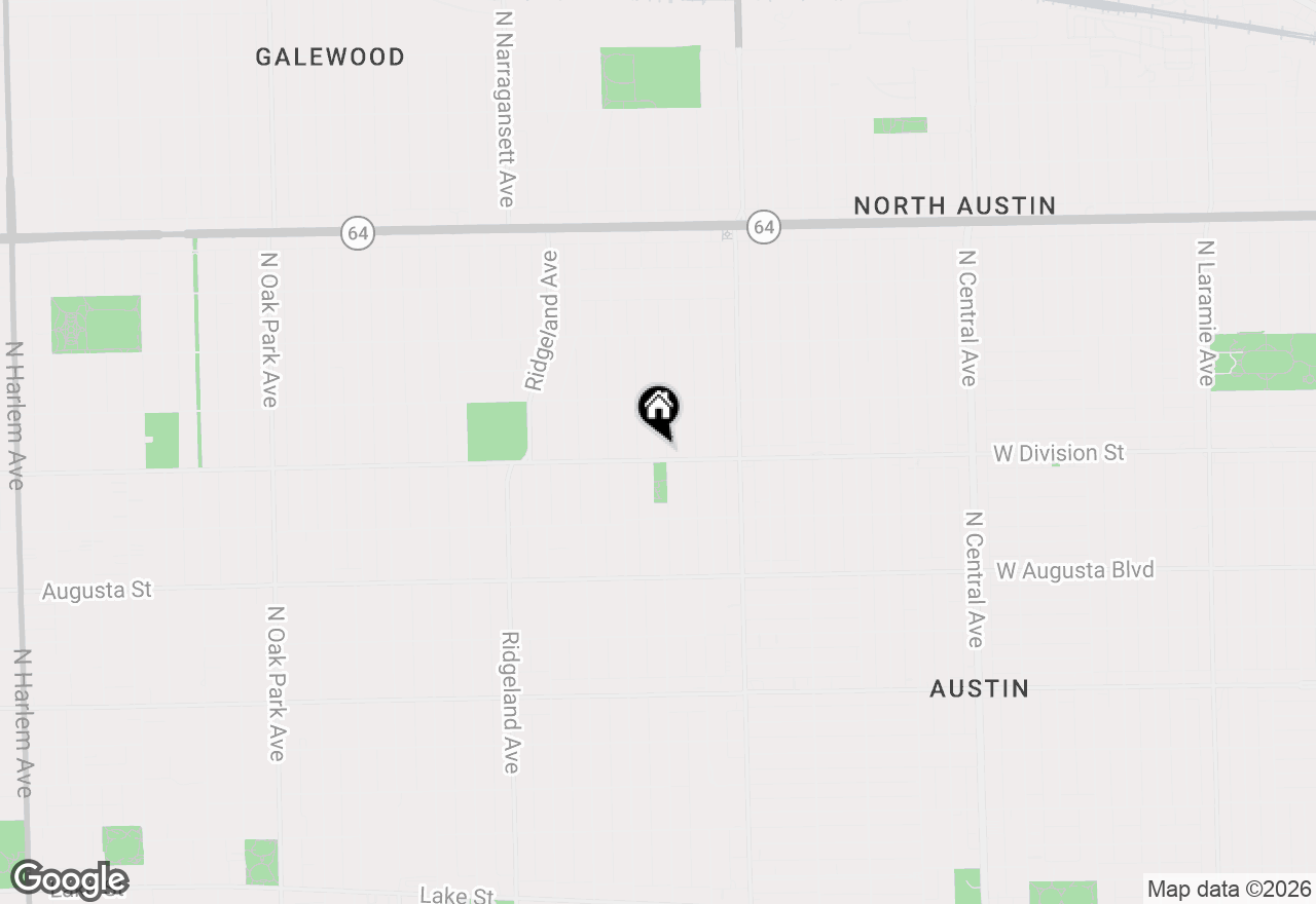 Map of 904 Hayes Avenue, Oak Park, IL 60302