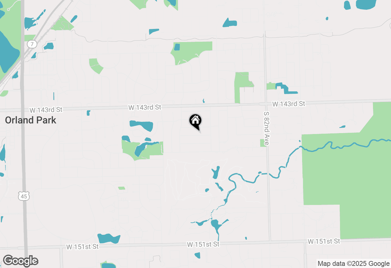 Map of 8608 W 145th Street, Orland Park, IL 60462