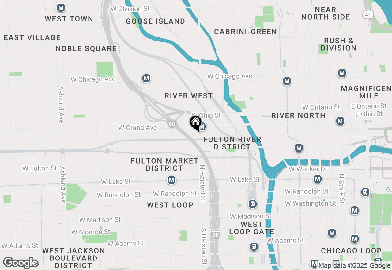 Map of 820 W Hubbard Street #4, Chicago, IL 60642