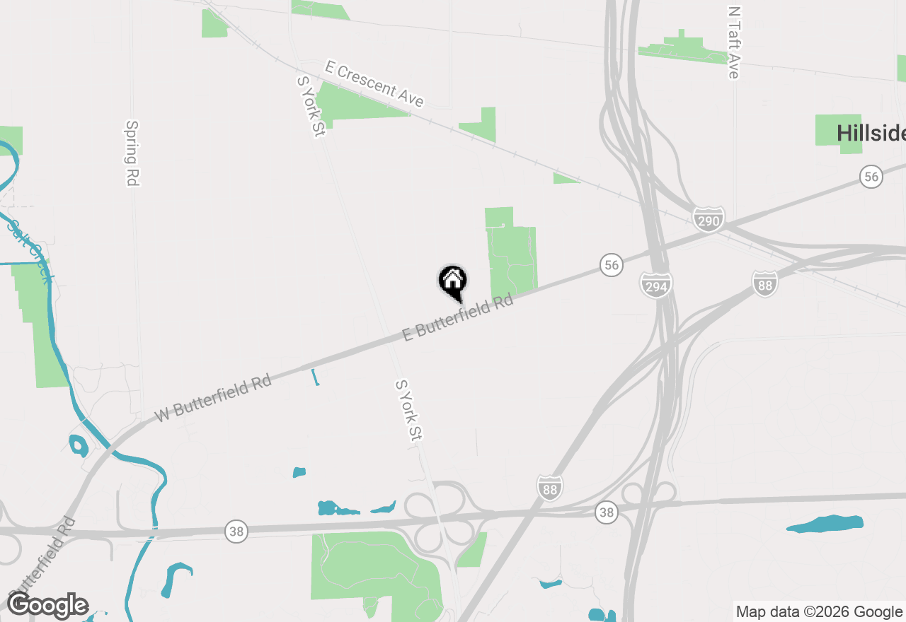 Map of 303 E Butterfield Road, Elmhurst, IL 60126