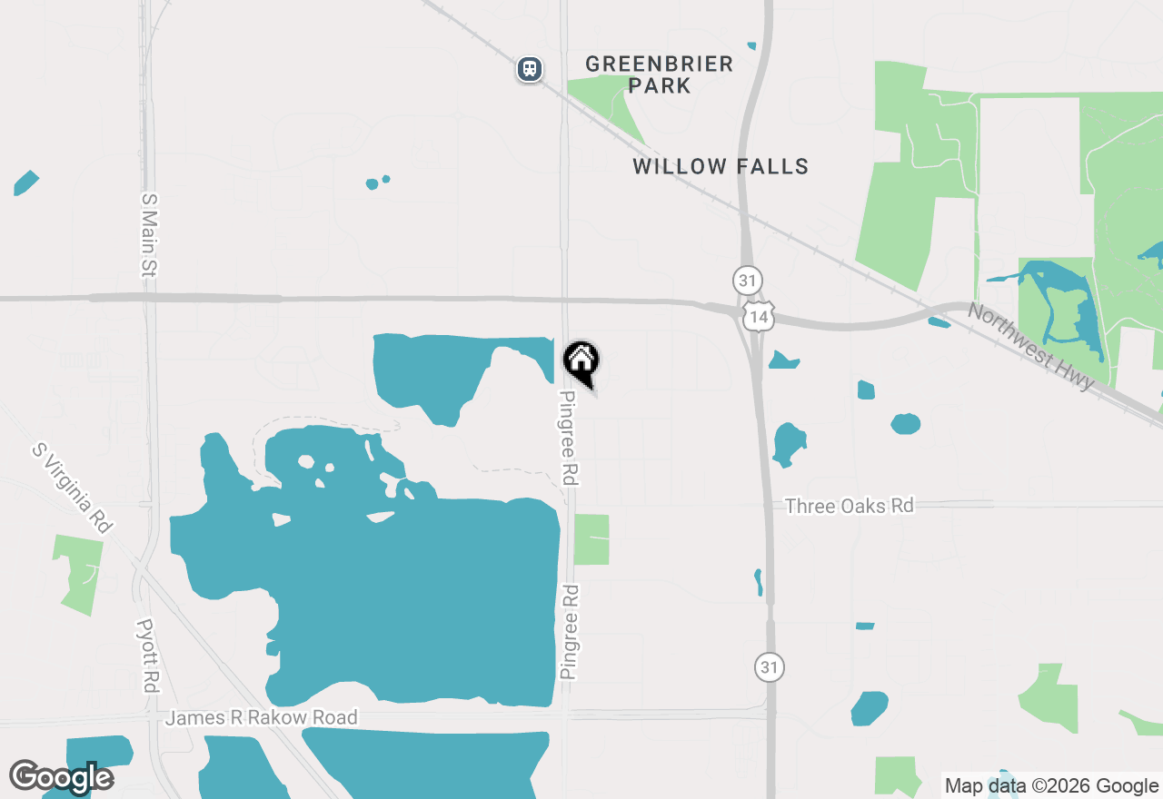 Map of 796 Pointe Drive #796, Crystal Lake, IL 60014
