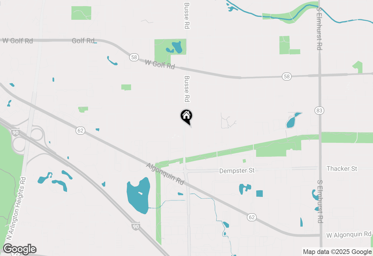 Map of 1417 S Busse Road, Mount Prospect, IL 60056