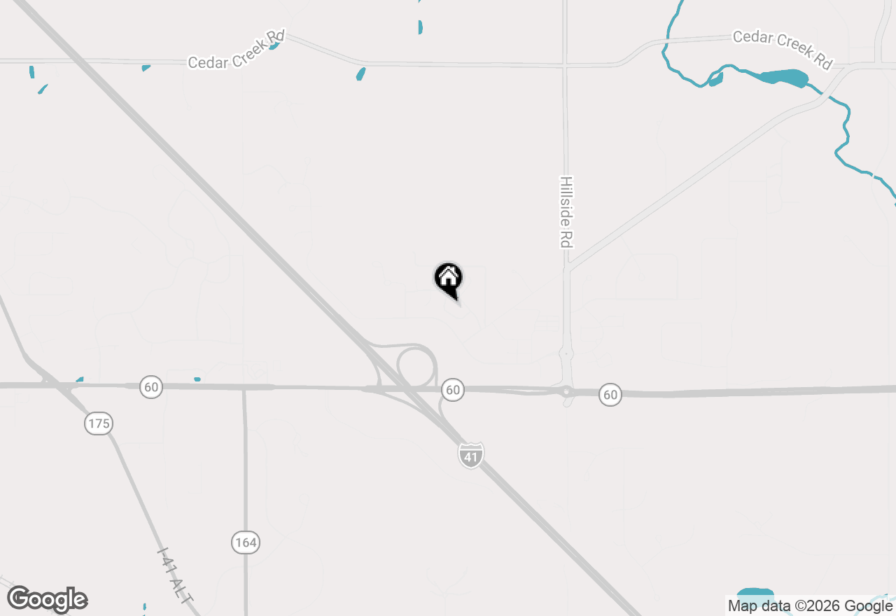 Map of 1792 Horseshoe Ln #425-2, Slinger, WI 53086