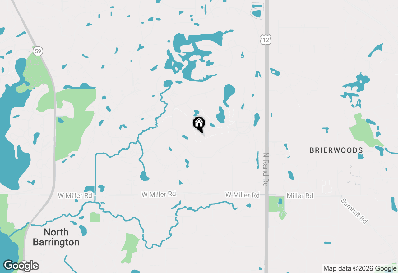 Map of 13 Kensington Drive, North Barrington, IL 60010