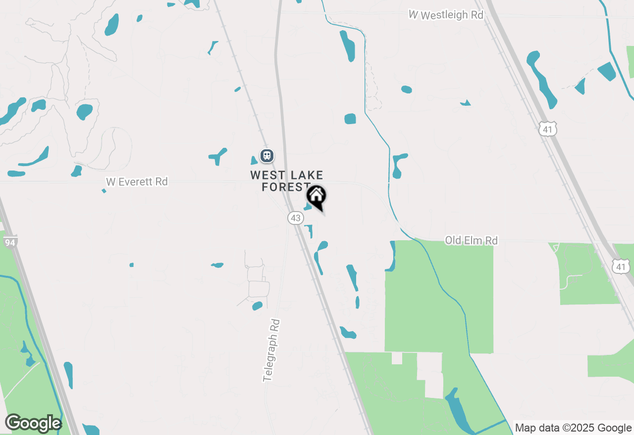 Map of 1075 Franz Drive, Lake Forest, IL 60045