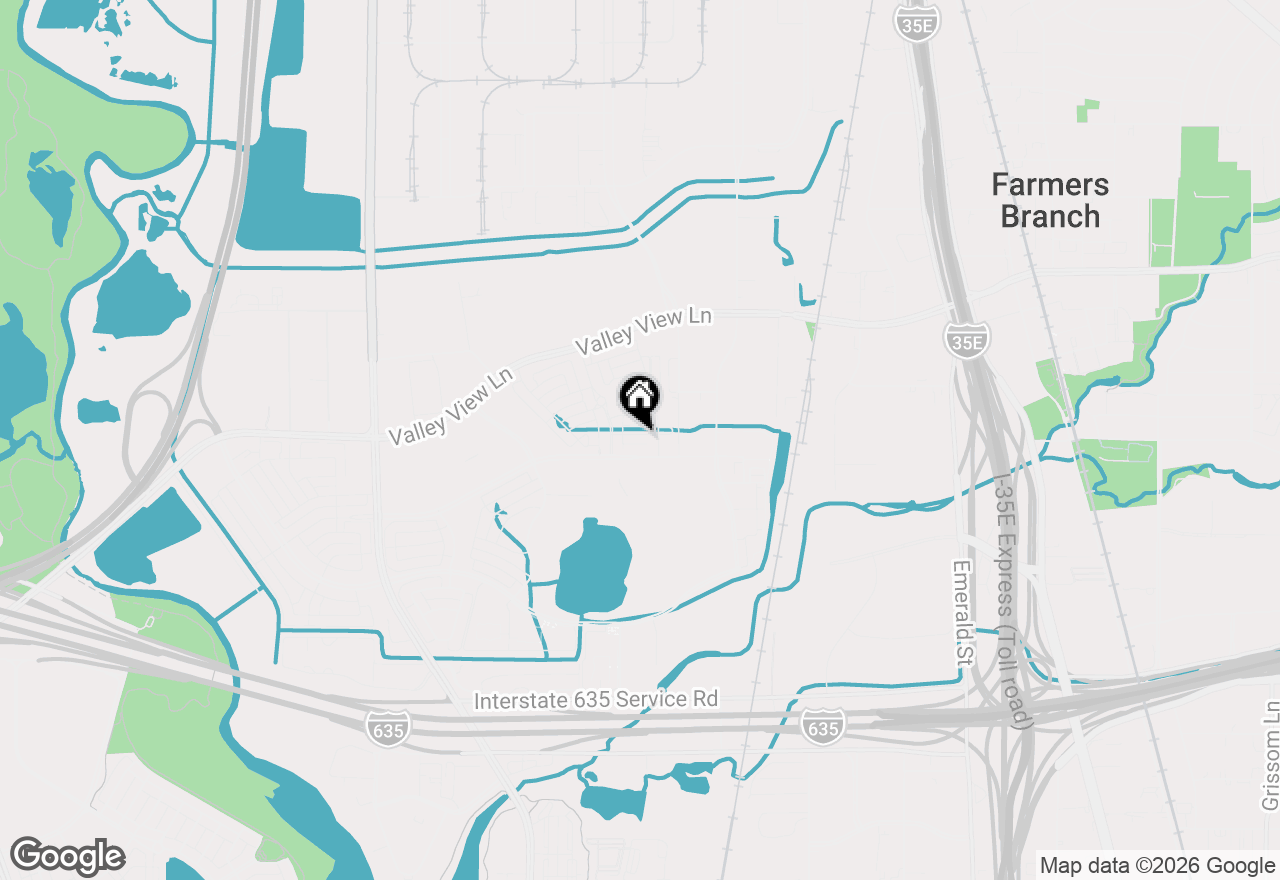 Map of 1900 Melinda Lane, Farmers Branch, TX 75234