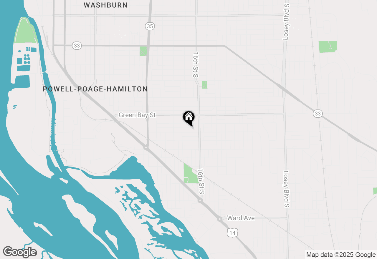 Map of 1519 Travis St, La Crosse, WI 54601