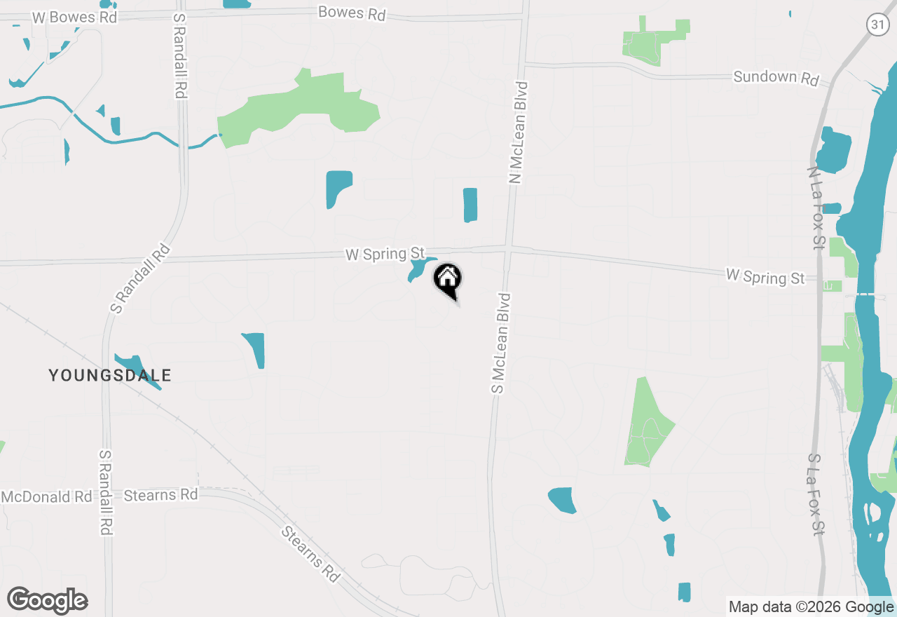 Map of 120 Ione Drive #B, South Elgin, IL 60177