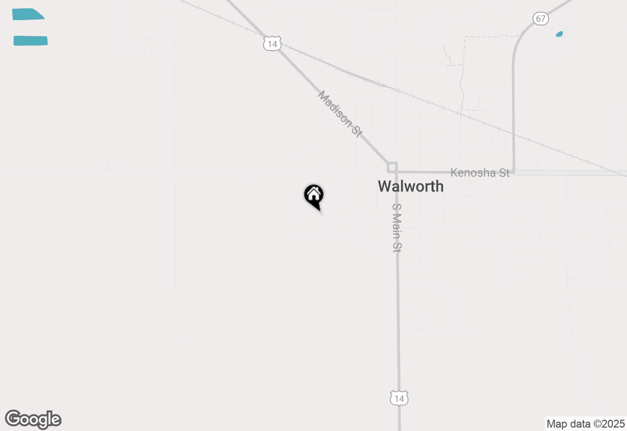 Map of 219 Windmill Ln, Walworth, WI 53184