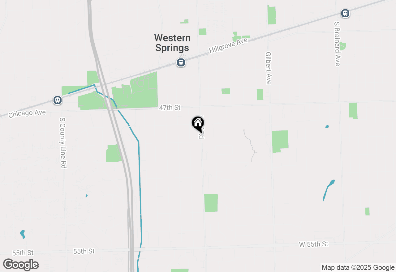 Map of 4830 Wolf Road, Western Springs, IL 60558