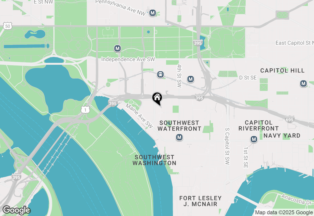 Map of 700 7th Street Sw #403, Washington, DC 20024