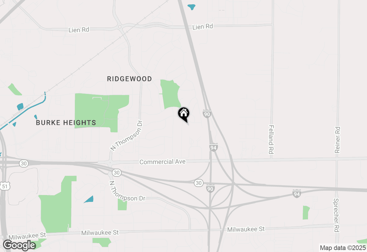 Map of 901 Vernon Road, Madison, WI 53704