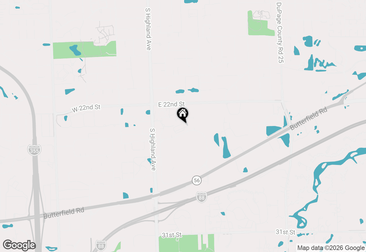 Map of 385 Summit Circle, Lombard, IL 60148