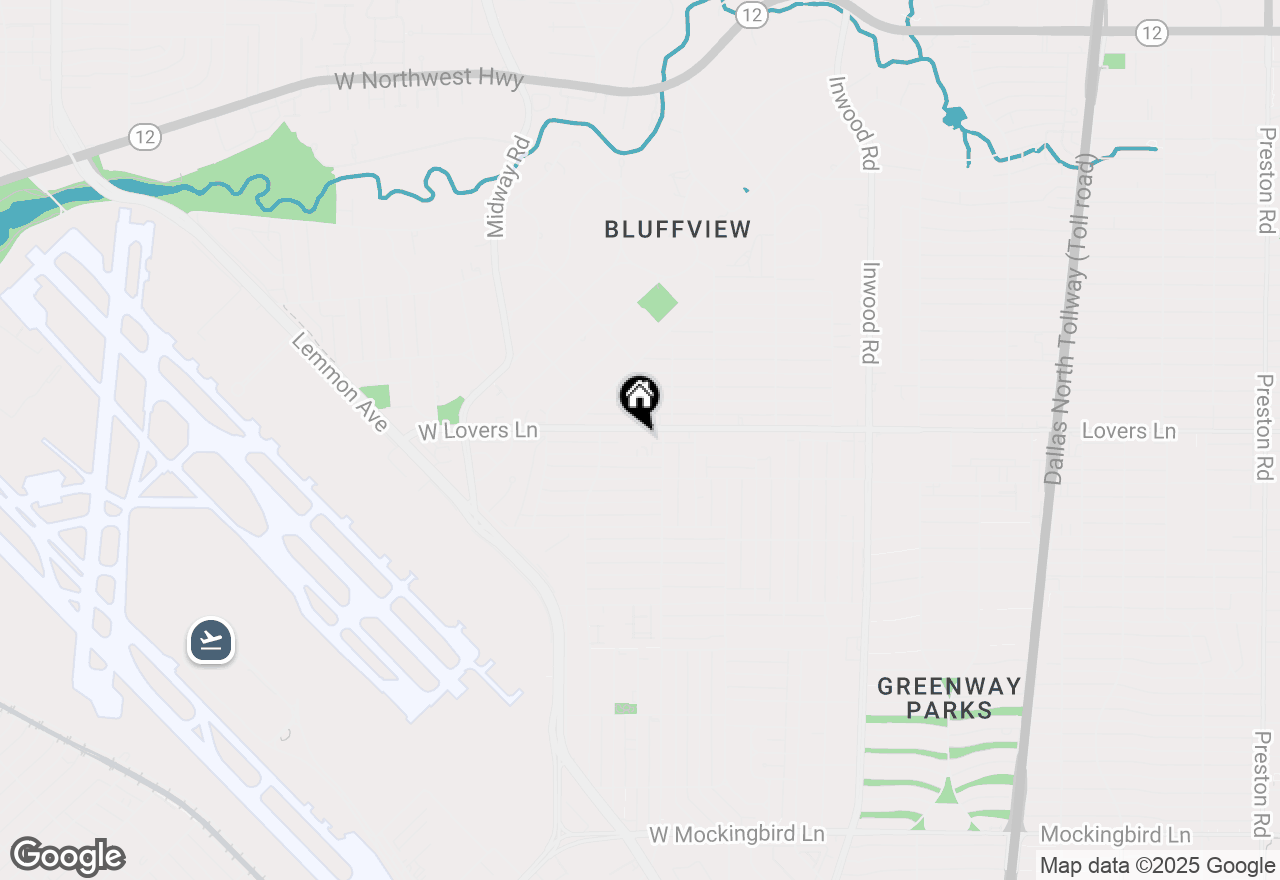 Map of 4616 W Lovers Lane #202, Dallas, TX 75209