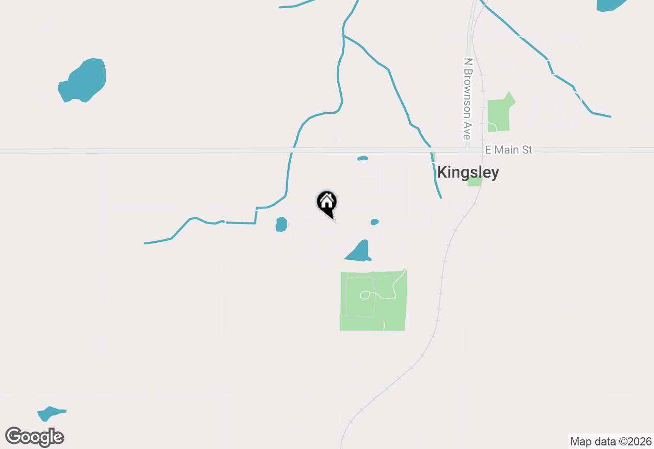 Map of 1326 Killdeer Lane, Kingsley, MI 49649