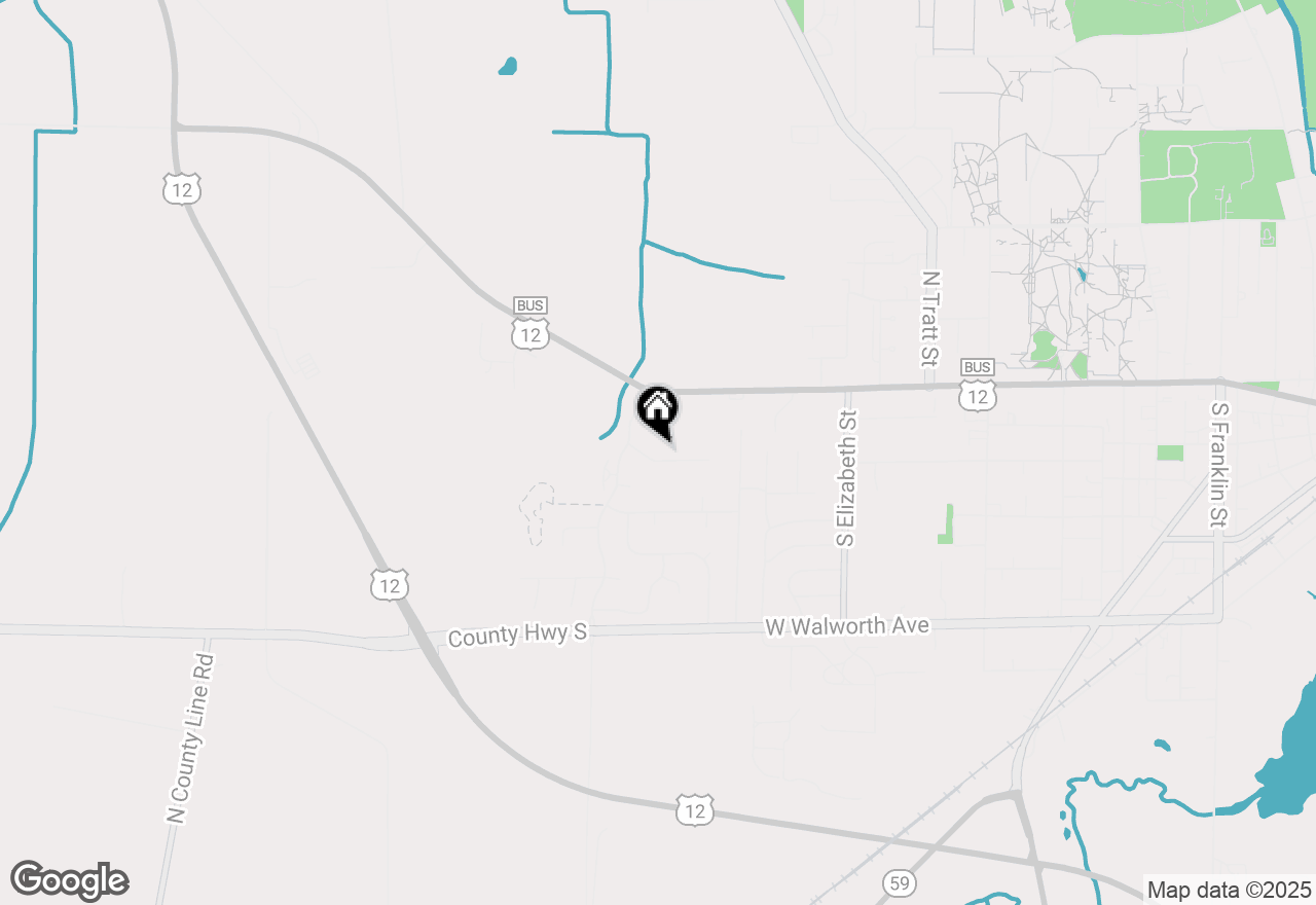 Map of 1584 Meadowview Ct, Whitewater, WI 53190