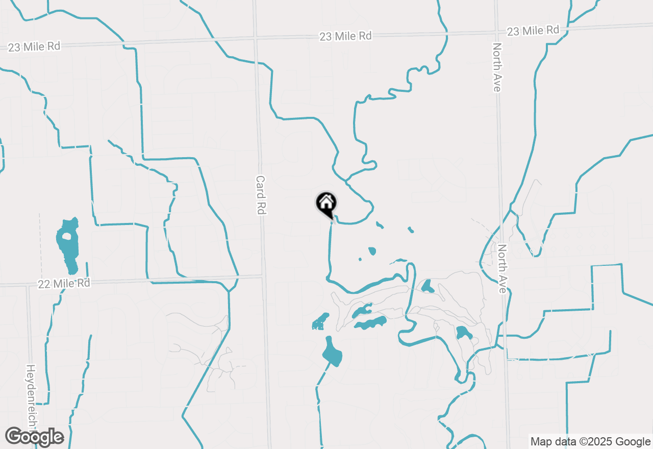 Map of 21852 Rio Grande Drive, Macomb, MI 48044