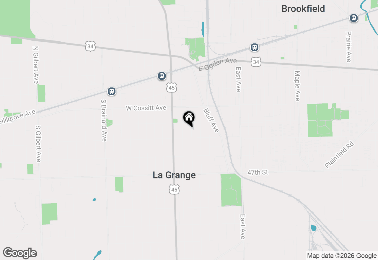 Map of 220 7th Avenue, La Grange, IL 60525