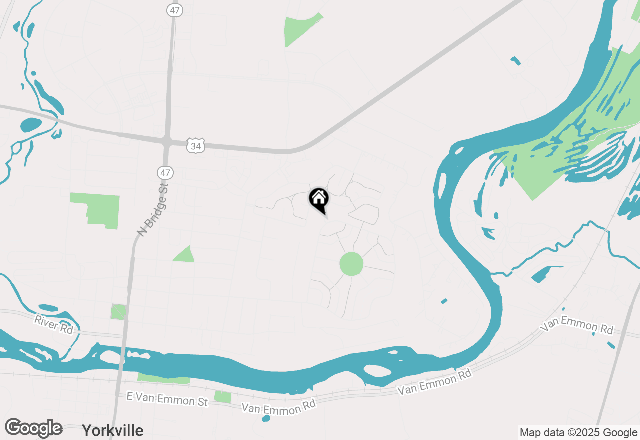 Map of 901 Omaha Drive, Yorkville, IL 60560