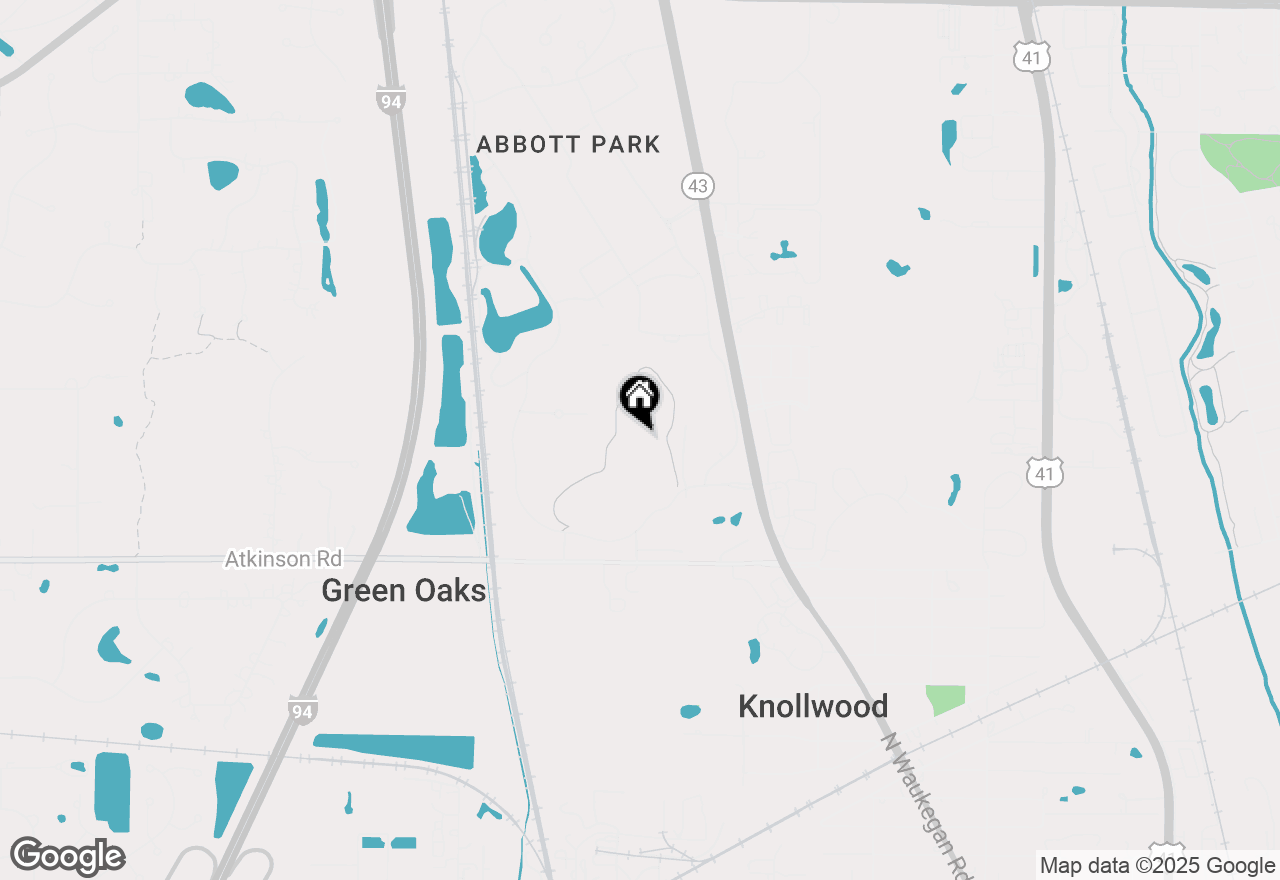 Map of 128 Pembroke Circle, Lake Bluff, IL 60044