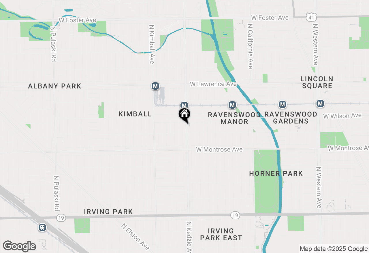 Map of 4518 N Kedzie Avenue #4C, Chicago, IL 60625