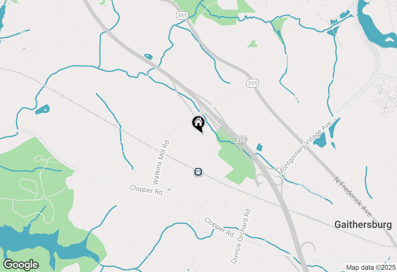 Map of 233 Parkview Avenue, Gaithersburg, MD 20878