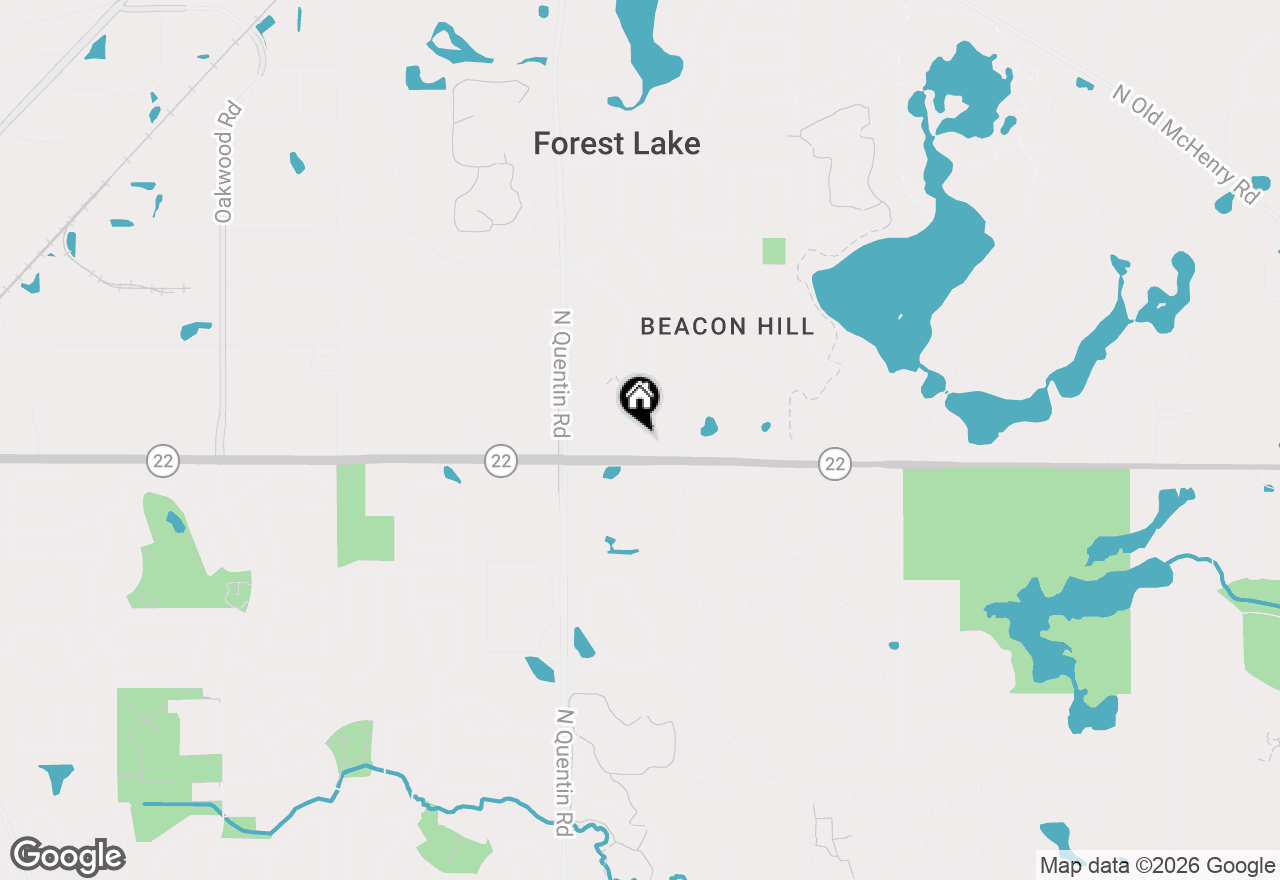 Map of 142 Roman Lane, Hawthorn Woods, IL 60047