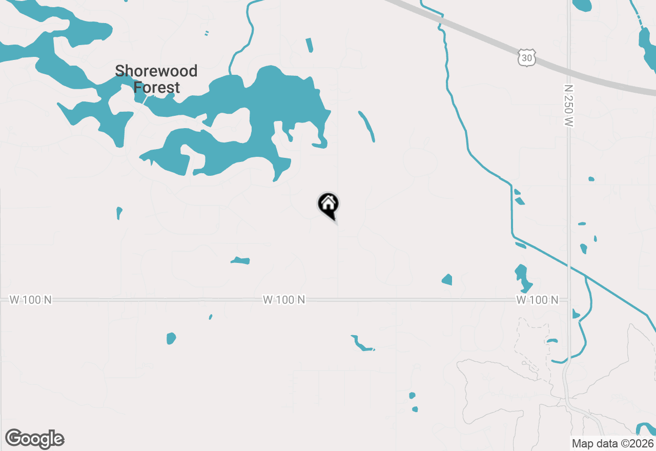 Map of 124 County Rd 350 W, Valparaiso, IN 46385