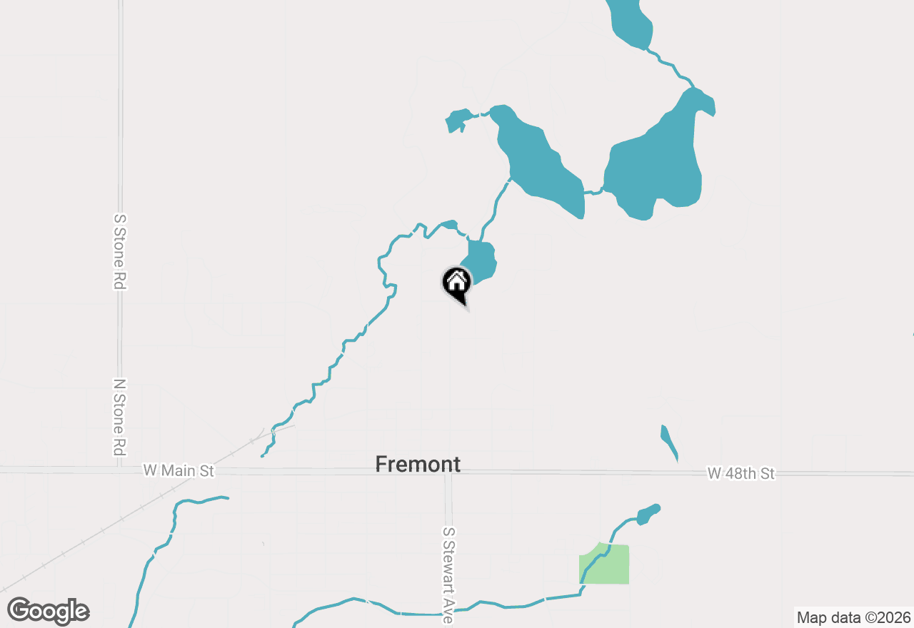 Map of 728 N Stewart Avenue, Fremont, MI 49412