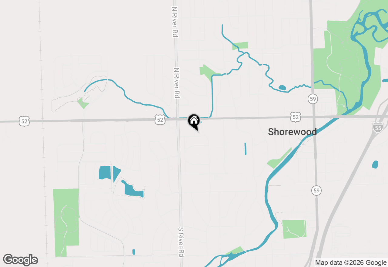 Map of 223 Huntington Court, Shorewood, IL 60404
