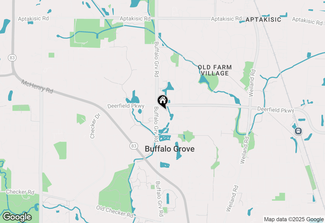 Map of 1040 Pine Tree Circle N, Buffalo Grove, IL 60089