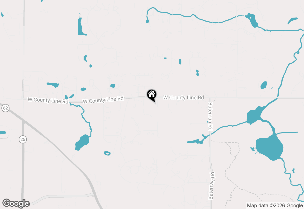 Map of 101 W County Line Road, Barrington Hills, IL 60010